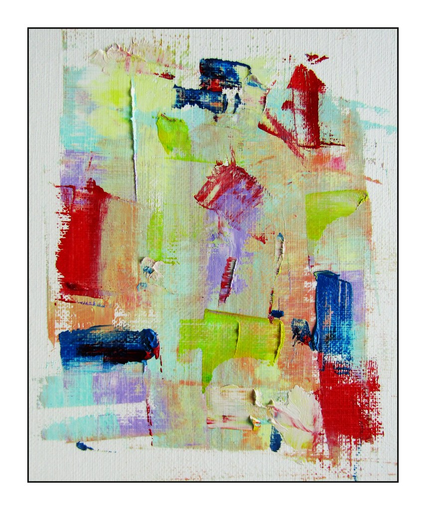 Kaizen, abstract oil painting by Michael Moreth