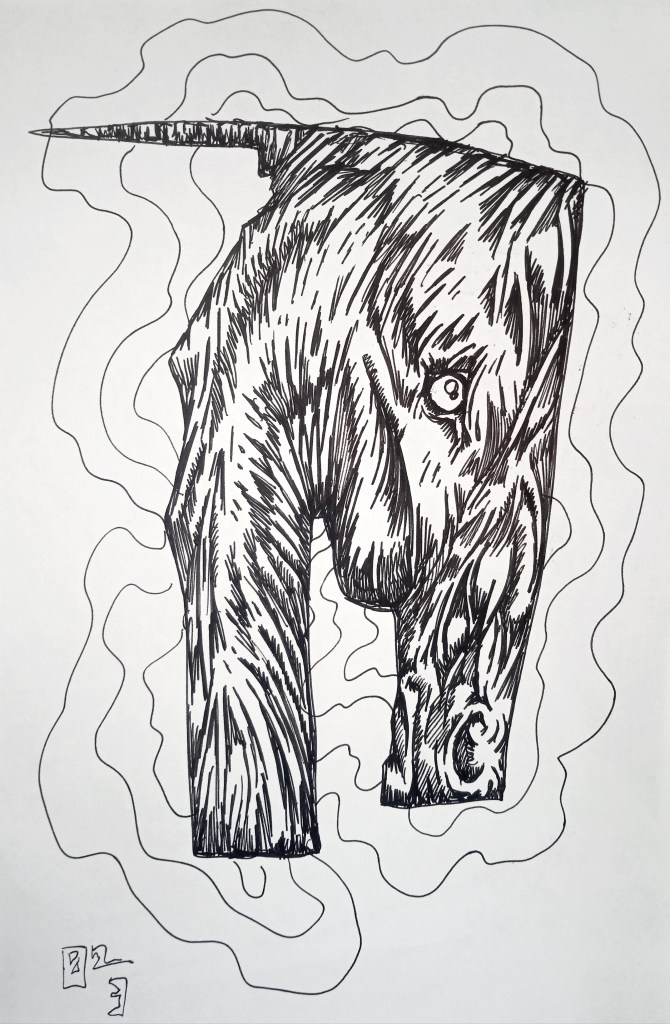 Horse head, by Irina Tall