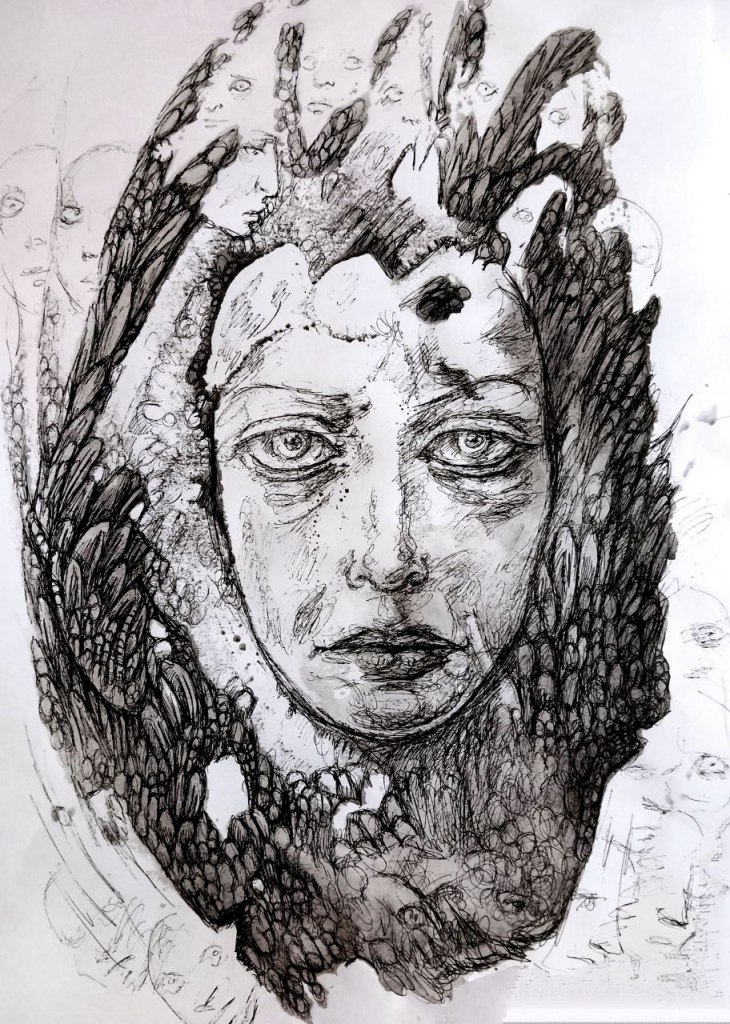 in the darkness of her eyes, by Irina Tall